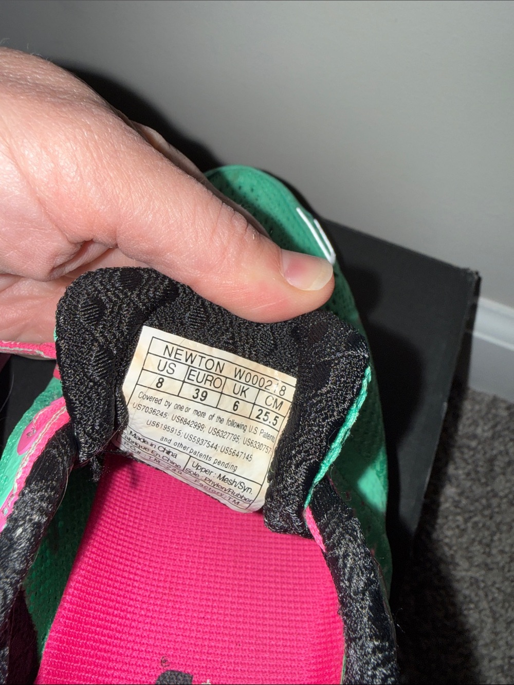 Newton Women's Gravity VII Running Shoes — Pink & Teal - Picture 4 of 9